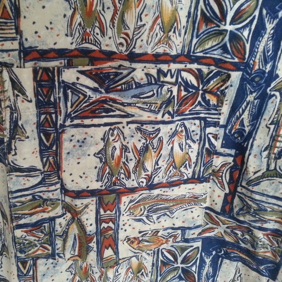 Mako Sportswear Men's Shirt L Fishing Boat Marlin - Picture 5 of 5